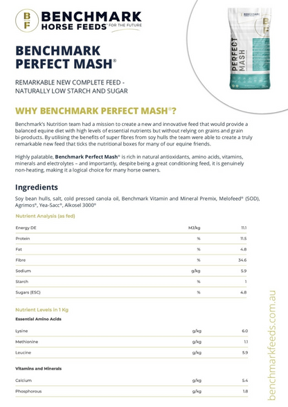 Benchmark Perfect Mash 20kg Benchmark